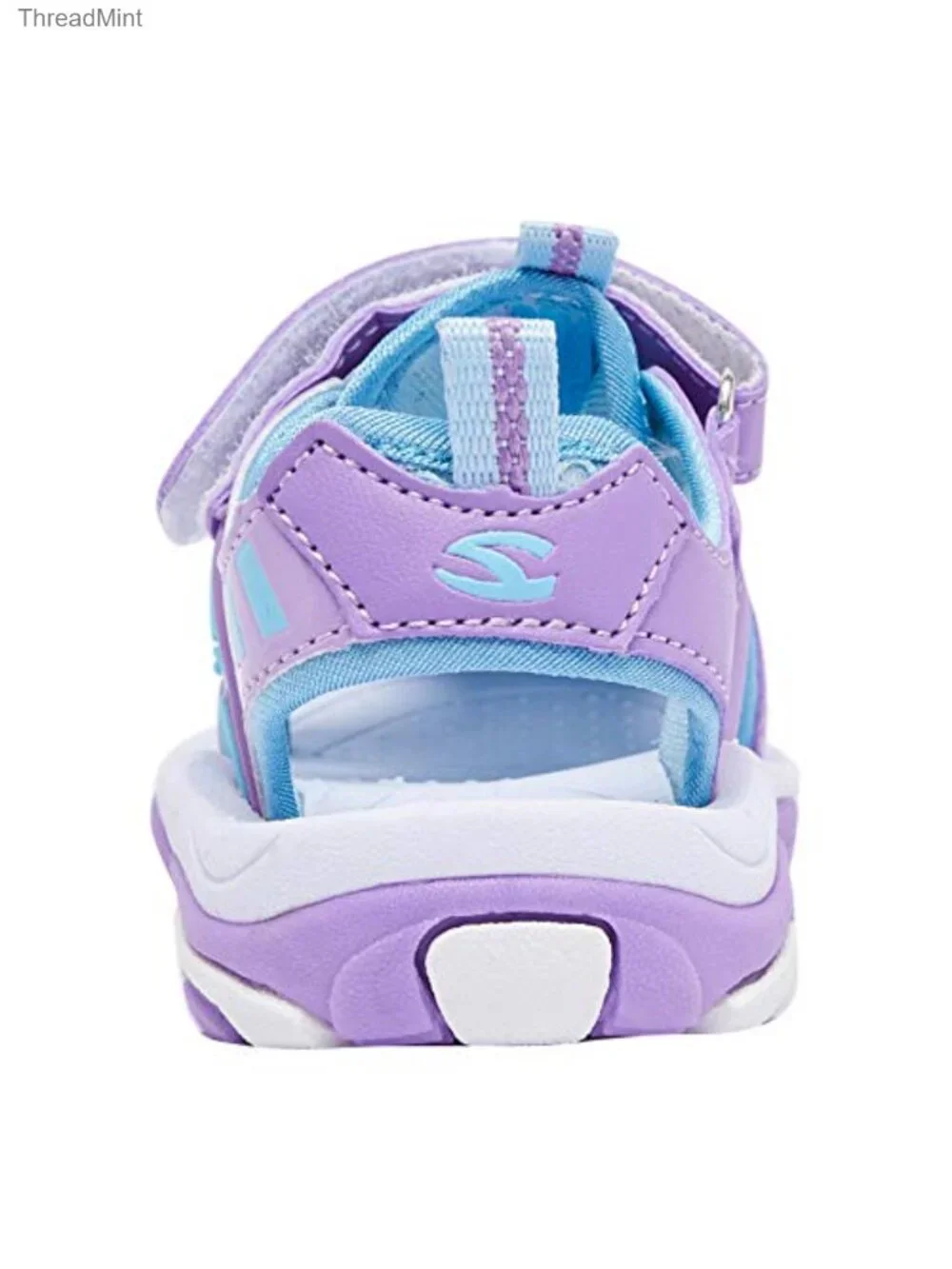 Kids Closed-Toe Sport Sandals with Hook & Loop Adjustable Straps